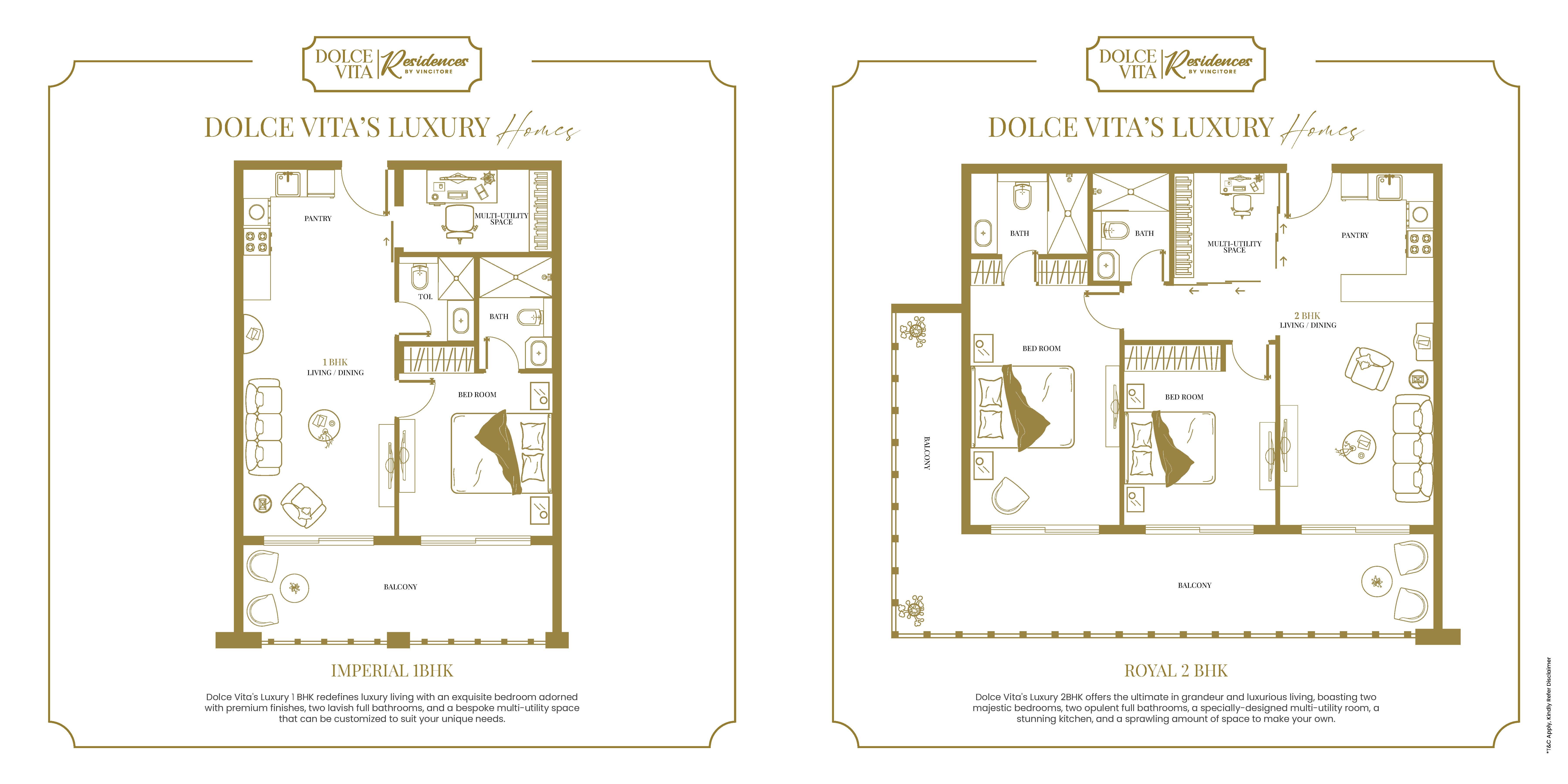 Vincitore Dolce Vita floor plan 1