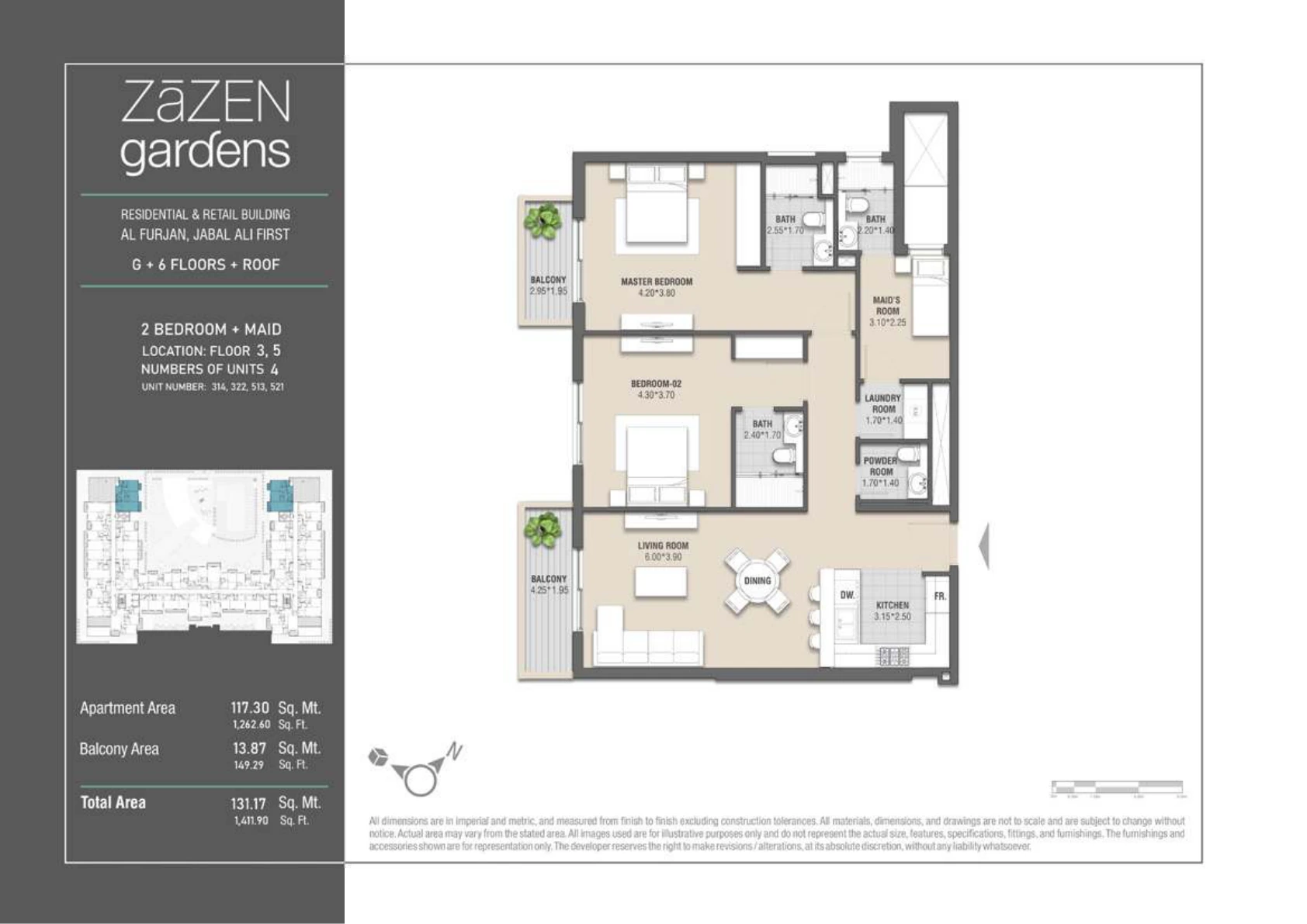 Zazen Gardens floor plan 34