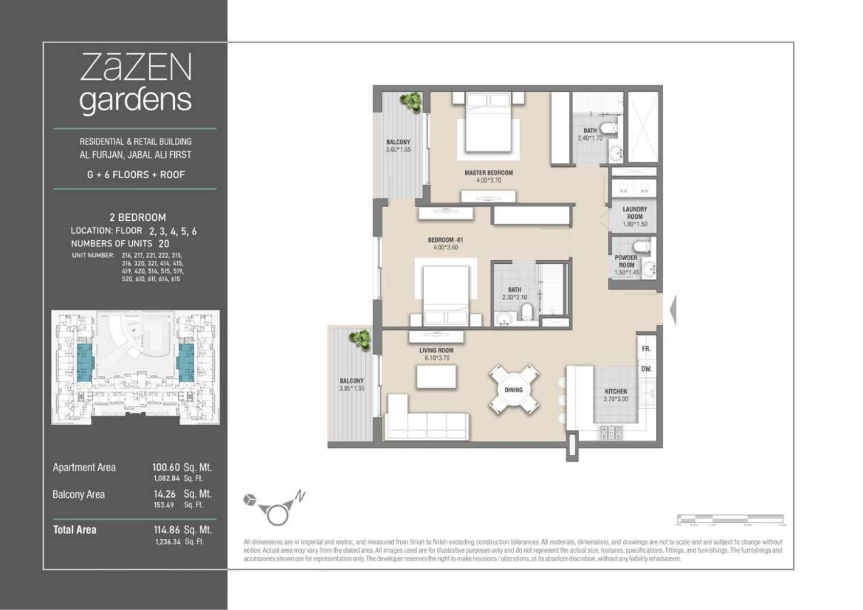 Zazen Gardens floor plan 21